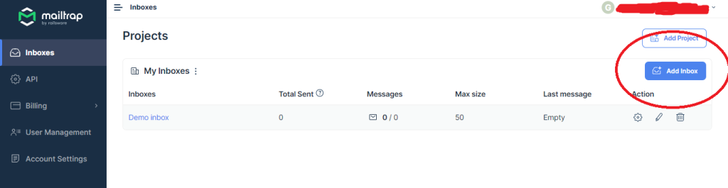 Come inviare email in Laravel usando MailTrap: crea una nuova inbox