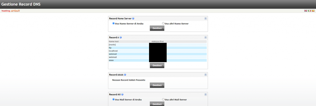 Aruba - Use other nameserver